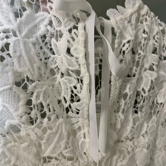 Nanette Lepore Ivory Lace Sleeveless Top - Picture 6 of 6